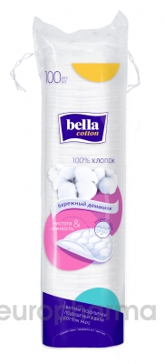 Bella подушечки ватные № 100 шт