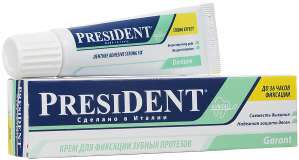 President Крем для фиксации зубных протезов Garant 40 мл