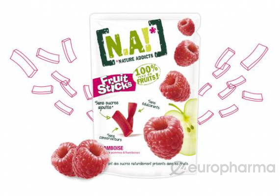 NA! фруктовые полоски малина 35 гр №0827