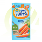 Фрутоняня нектар Морковный с мякотью с сахаром 0,2 л