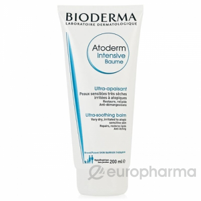 Bioderma Atoderm интенсивный бальзам уход для сухой атопичной кожи 200мл