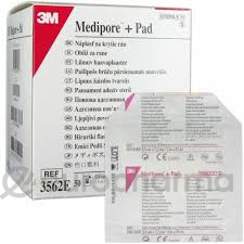 Повязка адгезивная для пок/ран Medipore+PAD, гипоаллергенная раз.10х10см