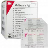 Повязка адгезивная для пок/ран Medipore+PAD, гипоаллергенная раз. 10х20см