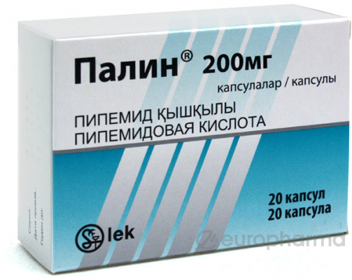 Палин 200 мг, №20, капс. Палин 200 мг, №20, капс.