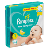 Pampers подгузники New baby dry Newborn 94 (81624073)