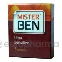MISTER BEN презервативы ультратонкие № 3 шт