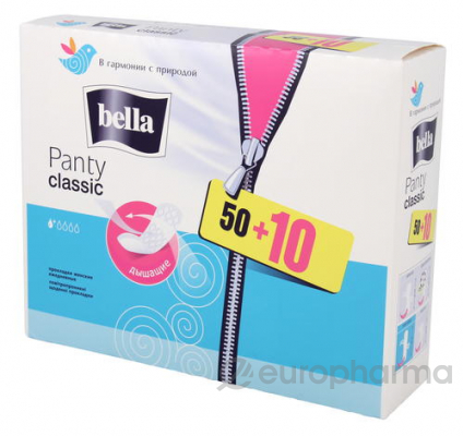 Bella прокладки Panty soft classic ежедневные № 60 шт
