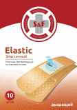 Пластырь S&F №10 Elastic бактерицидный на ткан.осн 19*72