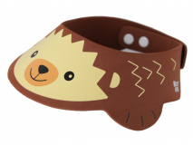 Roxy Kids Козырек для мытья головы "Коричневый ёжик".