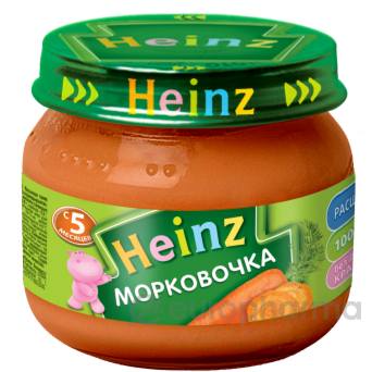 Heinz пюре морковочка для детей с 4 месяцев 80 г