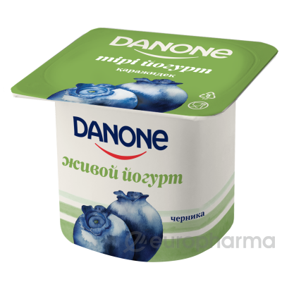 Danone йогурт черника 120 гр