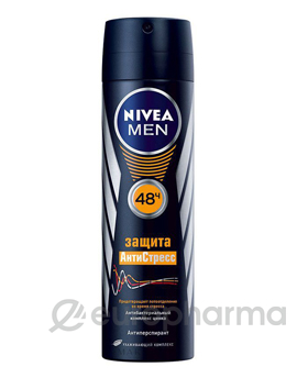 Nivea Дезодарант спрей мужской Анти-Стресс 150 мл Nivea Дезодарант спрей мужской Анти-Стресс 150 мл