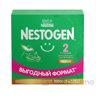 Nestogen смесь 2 с пребиотиками и лактобактериями 1050 г