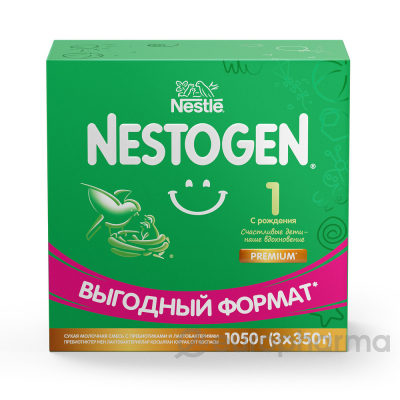 Nestogen смесь1 с пребиотиками и лактобактериями 1050 г
