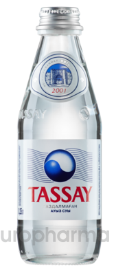 Tassay вода негазированная стекло 0,25 л