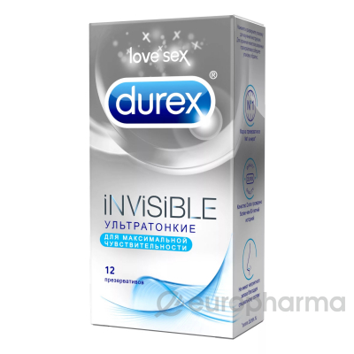 Durex презервативы Invisible Thai № 12 шт