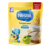 Nestle каша рисовая с яблоком молочная для детей с 4 месяцев 220 гр