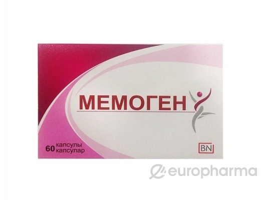 Мемоген ( индол-3-карбинол 200 мг, экстр.плодов витекса священного 40 мг ) № 60 капс