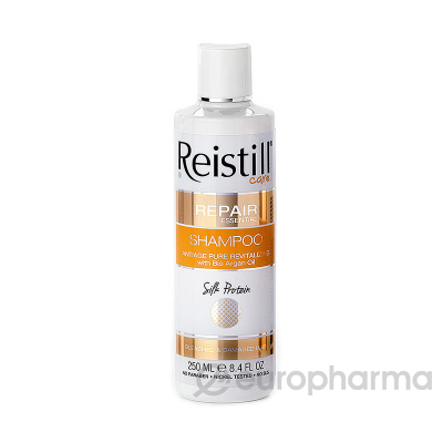 Reistill шампунь с кератином и аргановым маслом для стрессированных и поврежденных жестких волос 250