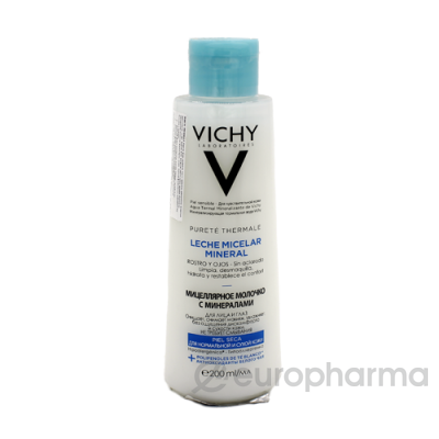 Vichy PURETE THERMALE мицеллярное молочко с минералами для сухой и нормальной кожи 200 мл