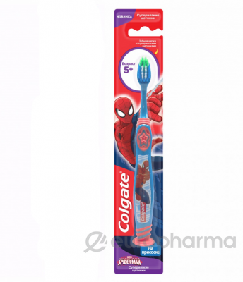 Colgate зубная щетка Spider-Man для детей от 5 лет
