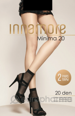 Innamore носки Minima 20Den Nero женские № 2 шт