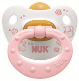 Nuk пустышка Baby Rose Classik  для детей с 0 месяцев латексная розовая