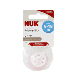 Nuk соска Rose&Blue для детей с 6 месяцев силиконовая розовый