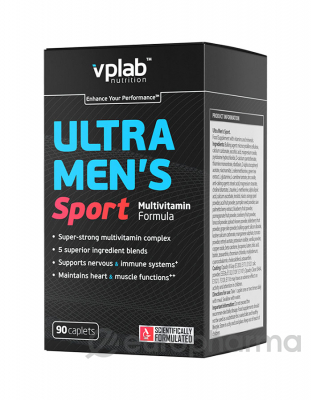 VPLab ULTRA MEN'S SPORT витаминно-минеральный комплекс для мужчин № 90 капс