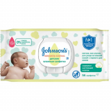 Johnson's baby салфетки нежнесть хлопка № 56 шт