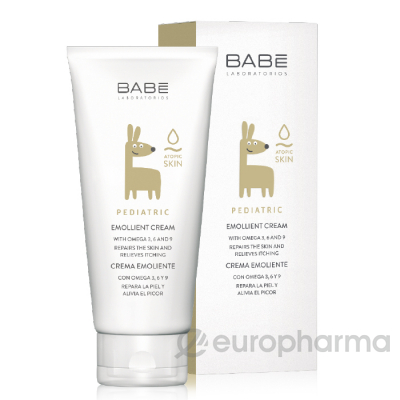 Babe Laboratorios детский крем-эмолиент для сухой кожи 200 мл