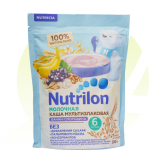 Nutrilon каша молочная мультизлаковая банан и черная смородина для детей с 6 месяцев 200 г