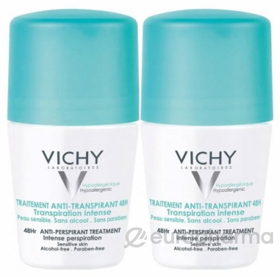 Vichy дуопак дезодорант для чувствительной кожи 48ч 50 мл