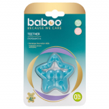 Baboo прорезыватель Звезда для детей с 4 месяцев силиконовая голубая