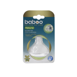 Baboo соска Natural для бутылочек с широким горлышком для густых жидкостей с 6 месяцев силиконовая