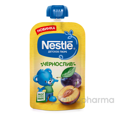 Nestle пюре чернослив пауч 90 гр