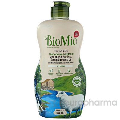 BioMio средство для мытья посудыбез запаха 450 мл