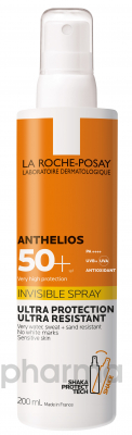 La Roche-Posay ANTHELIOS Невидимый спрей для лица и тела SPF 50+ 200 мл