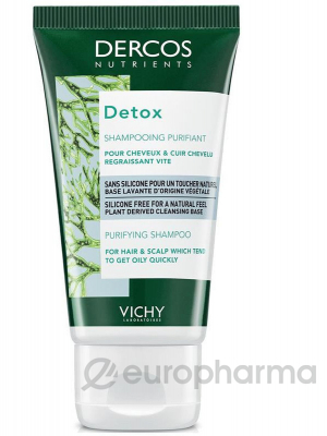 Vichy DERCOS Nutrients Detox глубоко очищающий шампунь 50 мл