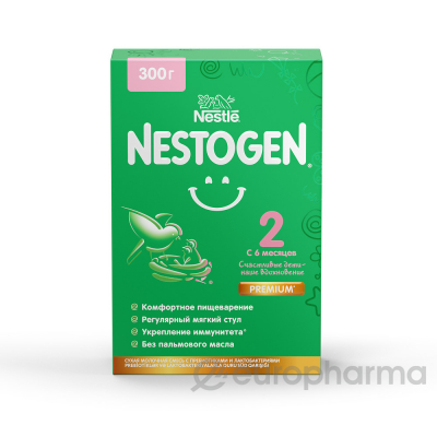 Nestle смесь Nestogen 2 молочная для детей с 6 месяцев 300 г