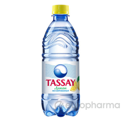 Tassay вода  негазированная 0,5 л лимон