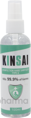 KINSAI спрей антисептик дизенфицирующий (Kills 99.9% Germs) для рук 100 мл