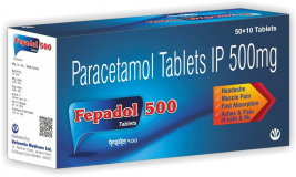 Фепадол-500 (Парацетамол) 0,5 г № 10 табл