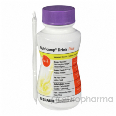Нутрикомп Дринк Плюс (Nutricomp Drink Plus) с ванильным вкусом (3539634)