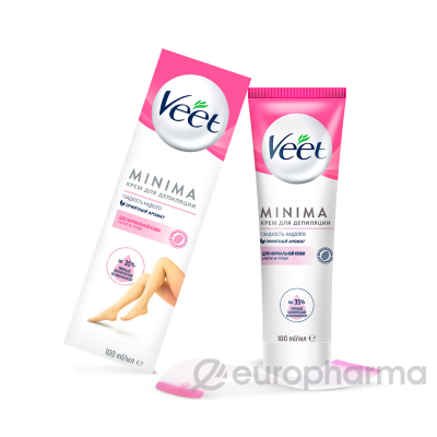 Veet Minima крем для депиляции для сухой кожи 100 мл