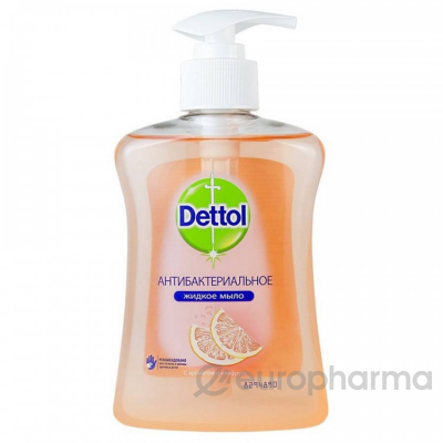 Dettol антибактериальное жидкое мыло для рук c ароматом грейпфрута 250 мл