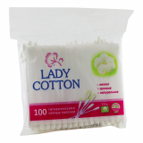 Lady Cotton ватные палочки пэт 100 шт