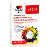 Доппельгерц витал (Актив) витамины для больных диабетом №30, табл.