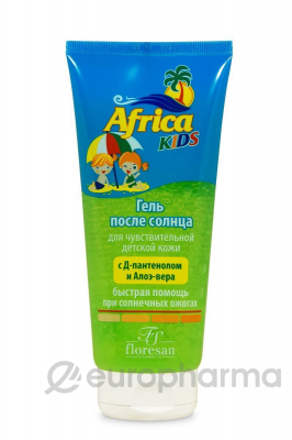 Floresan гель после солнце "Africa Kids" для чувствительной детской кожи 200 мл
