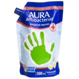 Aura  FAMILY Жидкое мыло семейное  дой-пак 500+500мл  антибактериальные